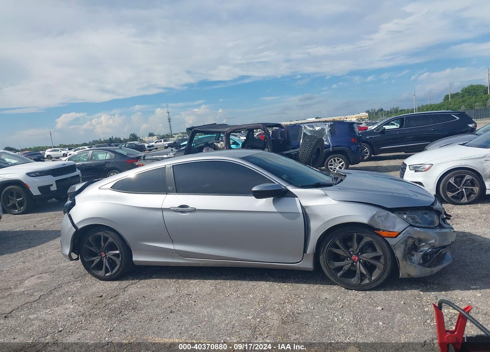 2019 HONDA CIVIC VIN: 2HGFC4B89KH309302