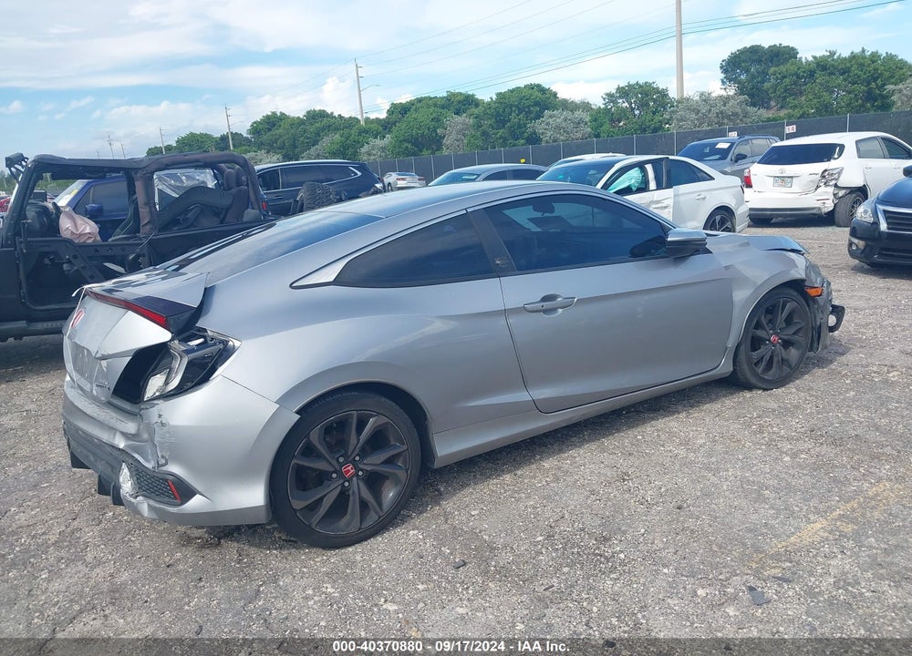 2019 HONDA CIVIC VIN: 2HGFC4B89KH309302