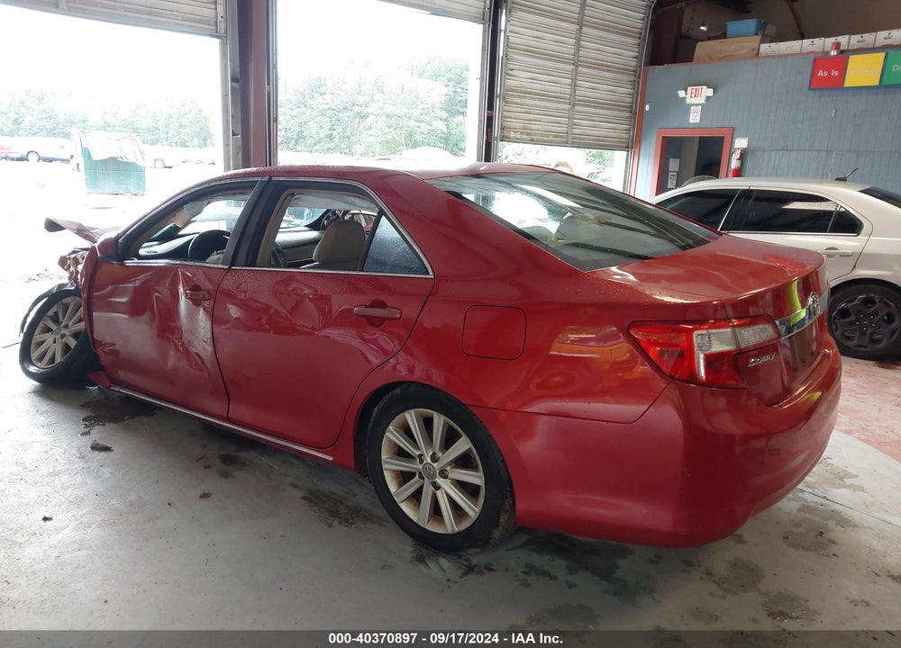 2012 TOYOTA CAMRY XLE VIN: 4T1BF1FK9CU589452