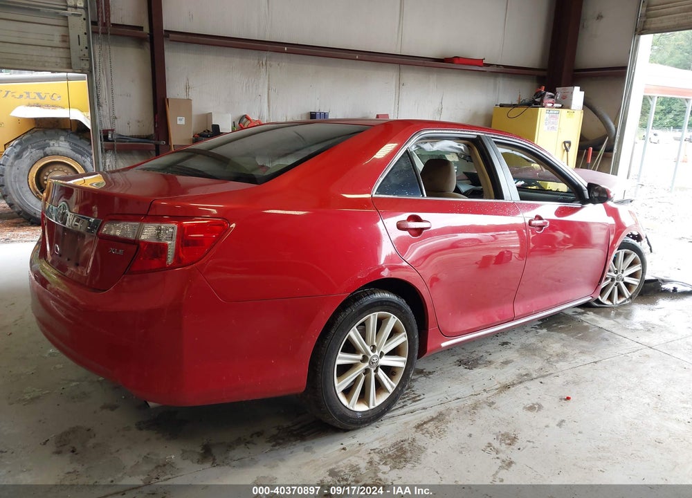 2012 TOYOTA CAMRY XLE VIN: 4T1BF1FK9CU589452