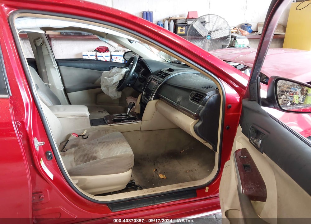 2012 TOYOTA CAMRY XLE VIN: 4T1BF1FK9CU589452
