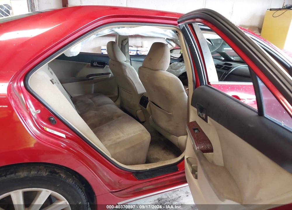 2012 TOYOTA CAMRY XLE VIN: 4T1BF1FK9CU589452