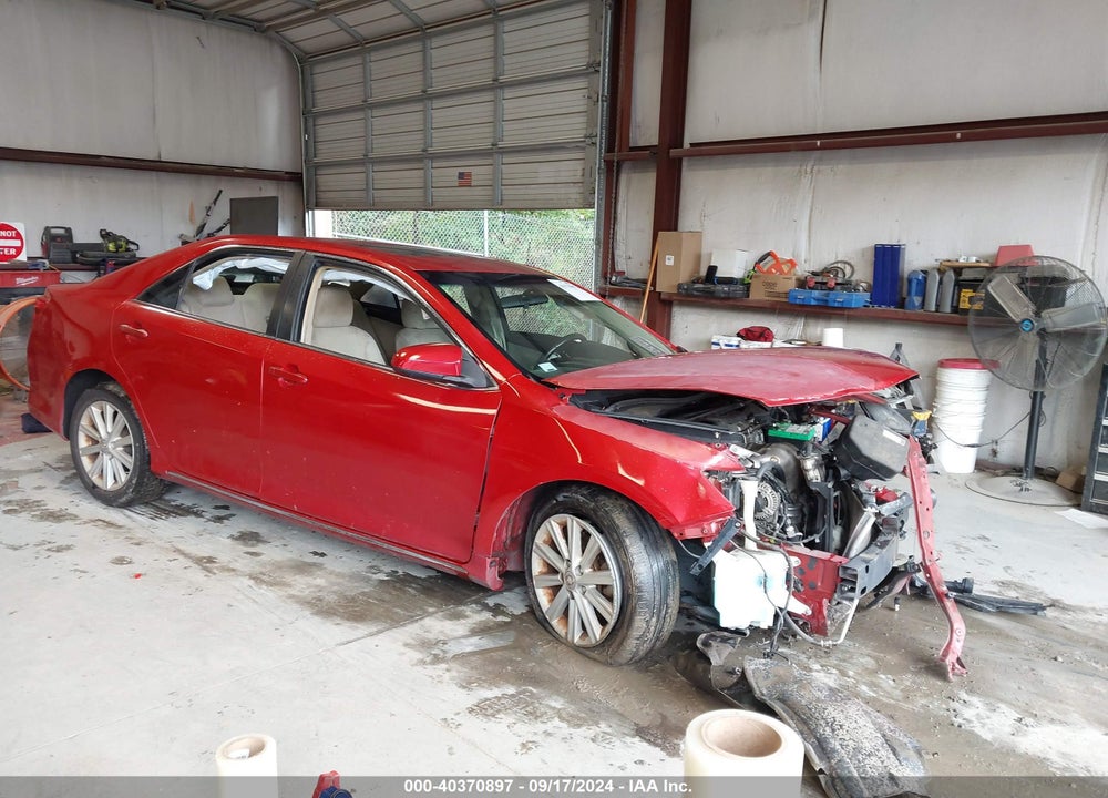 2012 TOYOTA CAMRY XLE VIN: 4T1BF1FK9CU589452
