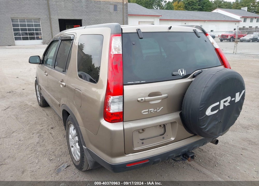 2006 HONDA CR-V SE VIN: SHSRD789X6U432430