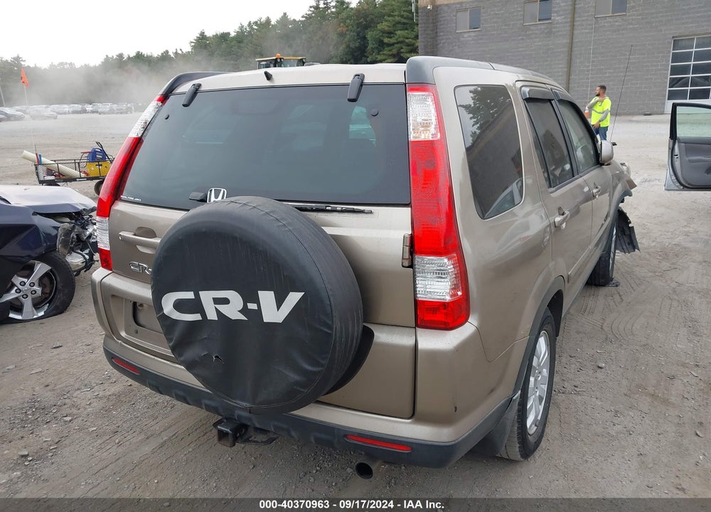 2006 HONDA CR-V SE VIN: SHSRD789X6U432430
