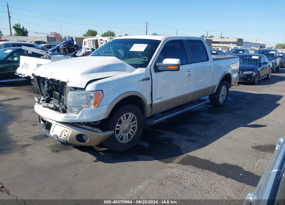 2012 FORD F-150 LARIAT VIN: 1FTFW1CT3CKD15663