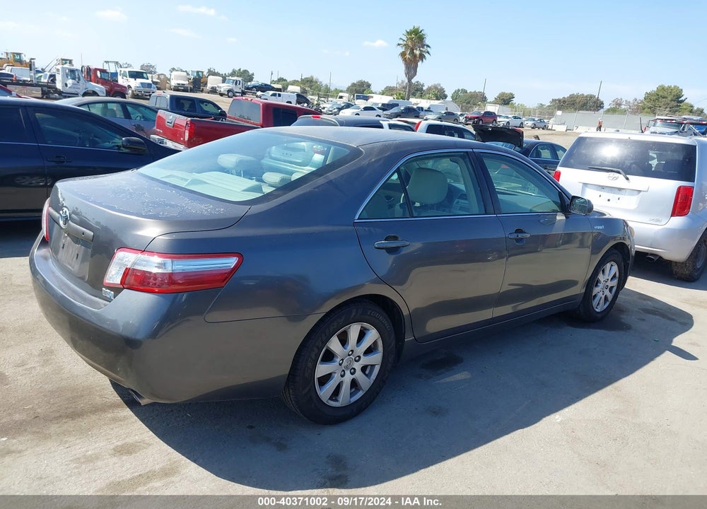 2007 TOYOTA CAMRY HYBRID VIN: JTNBB46K873038230