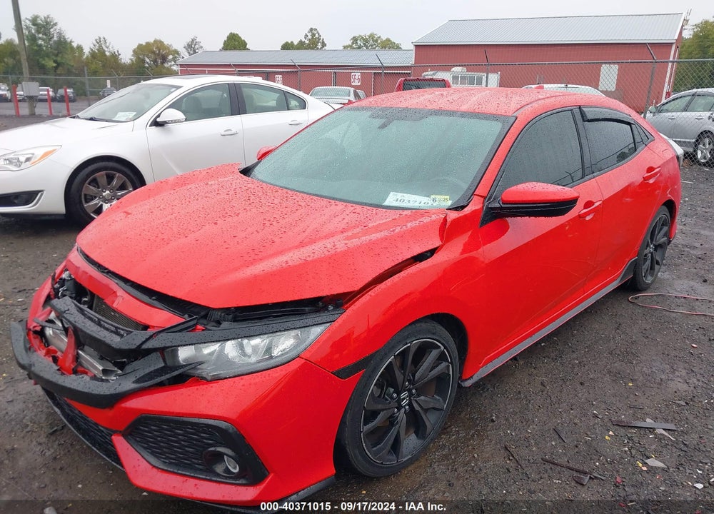 2018 HONDA CIVIC SPORT VIN: SHHFK7H43JU237748