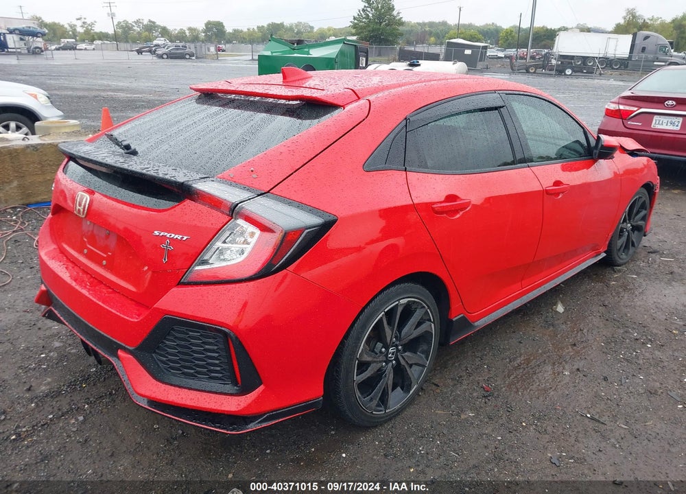 2018 HONDA CIVIC SPORT VIN: SHHFK7H43JU237748