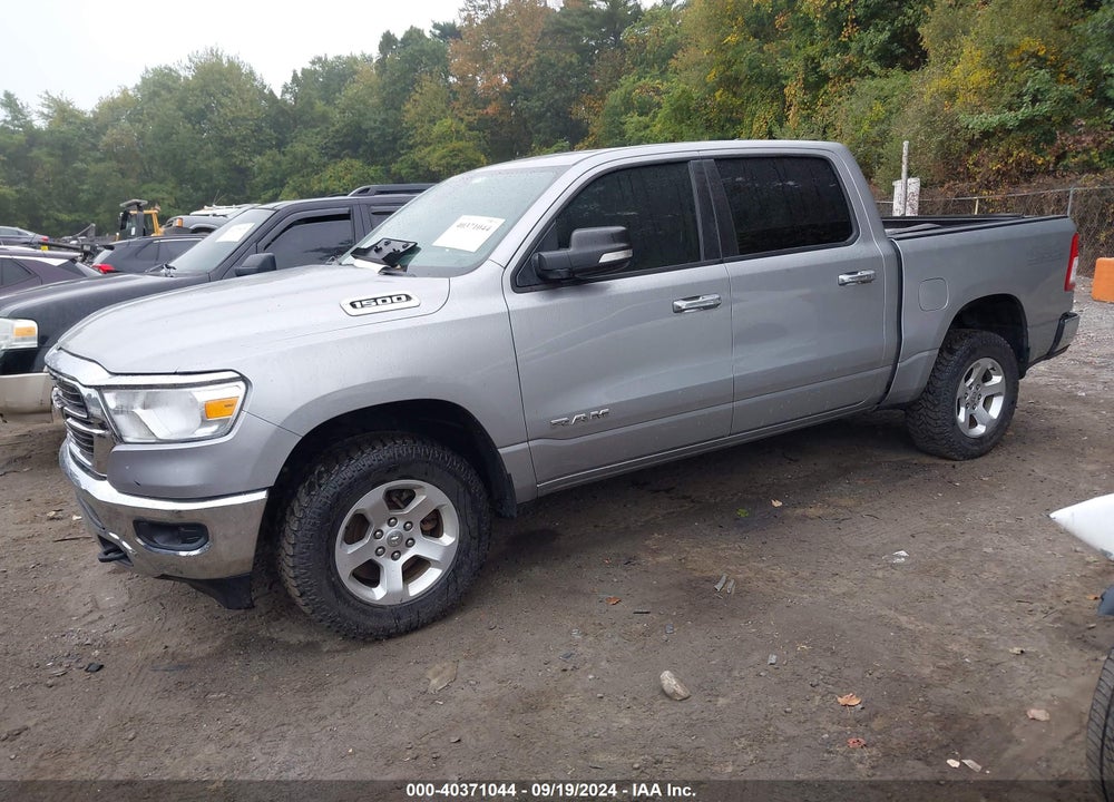 2019 RAM 1500 BIG HORN/LONE STAR 4X4 5'7 BOX VIN: 1C6RRFFG0KN720271