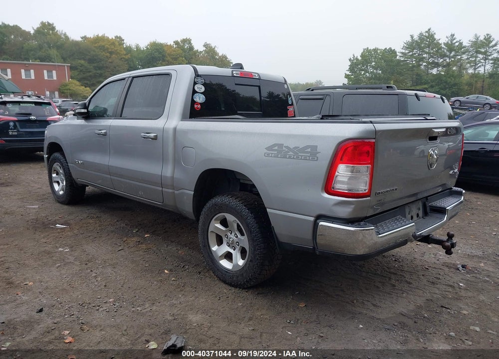 2019 RAM 1500 BIG HORN/LONE STAR 4X4 5'7 BOX VIN: 1C6RRFFG0KN720271