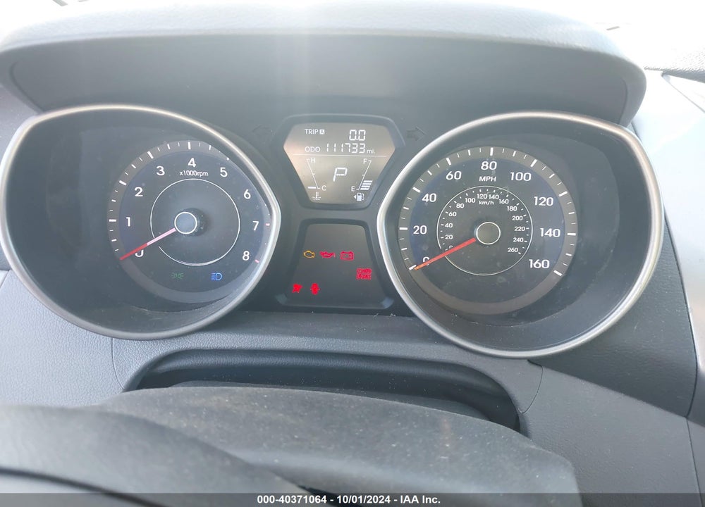 2013 HYUNDAI ELANTRA GLS VIN: 5NPDH4AE0DH434777
