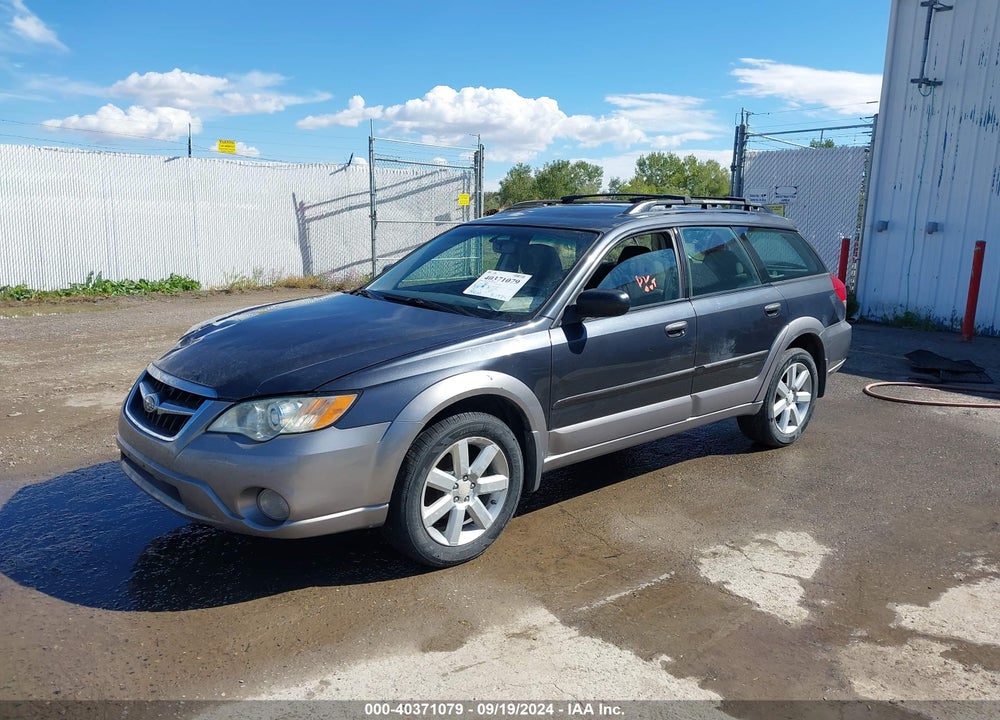 2009 SUBARU OUTBACK 2.5I VIN: 4S4BP61C797318259