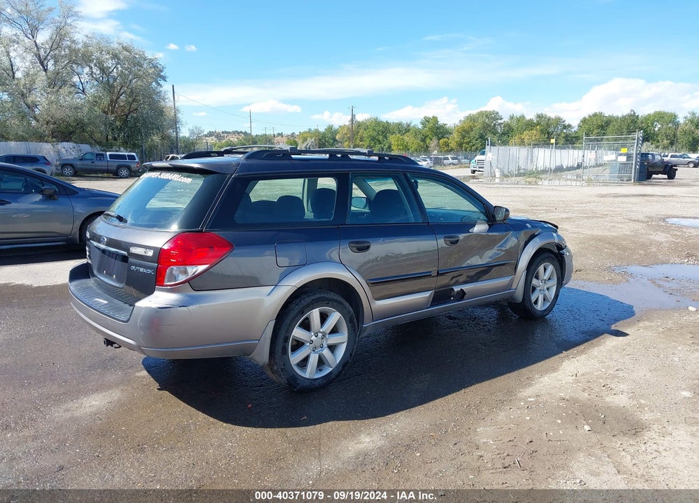 2009 SUBARU OUTBACK 2.5I VIN: 4S4BP61C797318259