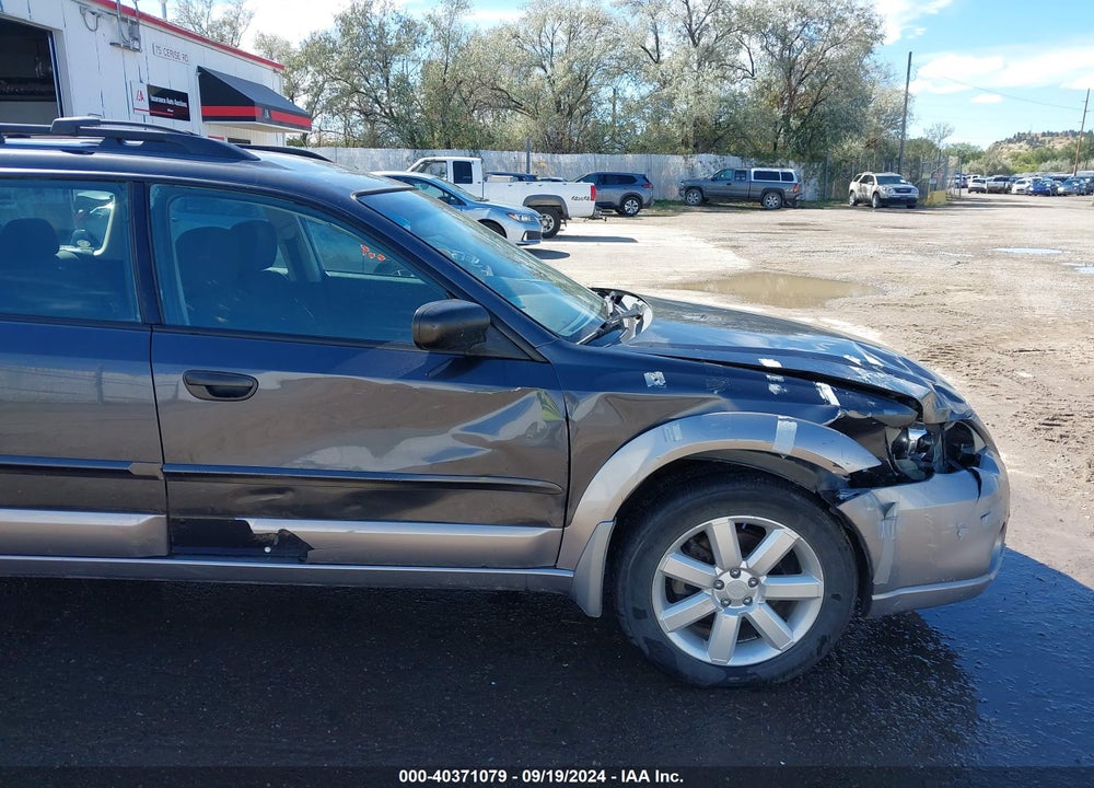 2009 SUBARU OUTBACK 2.5I VIN: 4S4BP61C797318259
