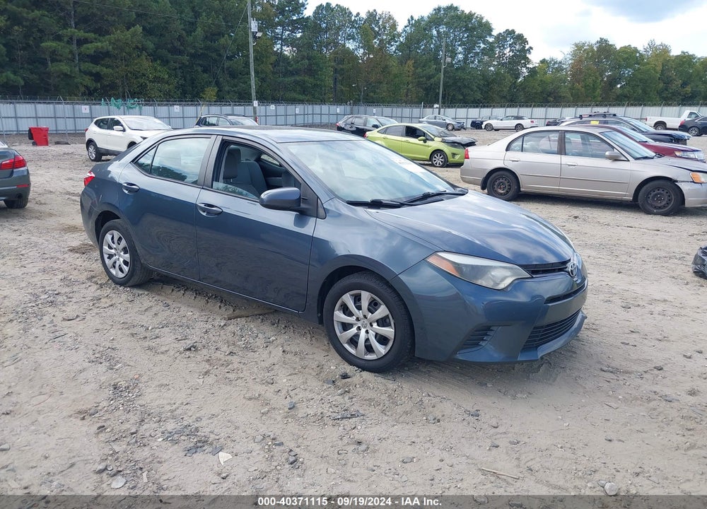 2015 TOYOTA COROLLA LE VIN: 2T1BURHE1FC455925