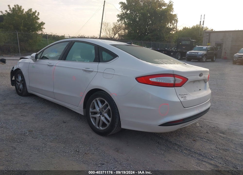2013 FORD FUSION SE VIN: 3FA6P0H7XDR213184