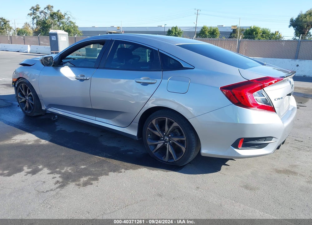 2019 HONDA CIVIC SPORT VIN: 2HGFC2F82KH505385