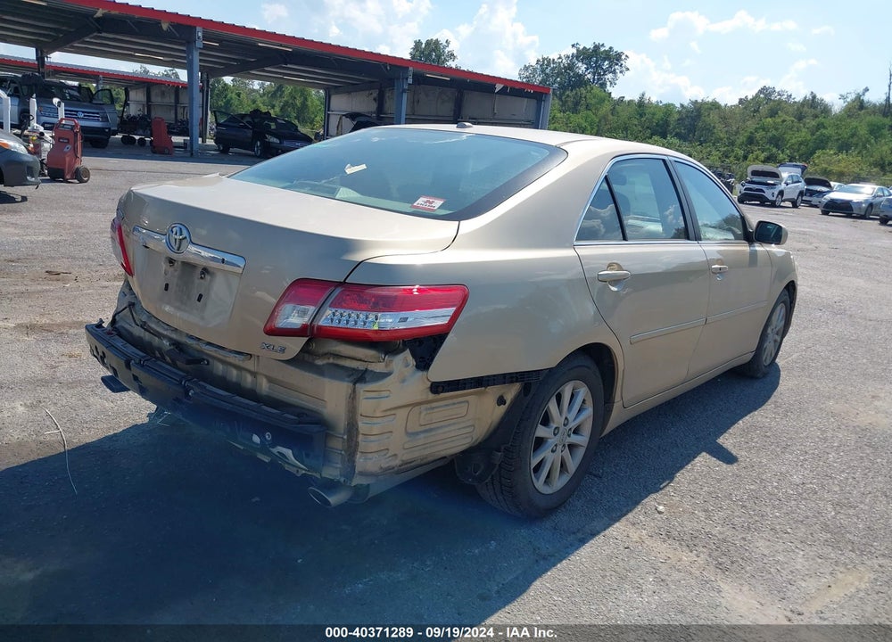 2011 TOYOTA CAMRY XLE V6 VIN: 4T1BK3EK5BU620395