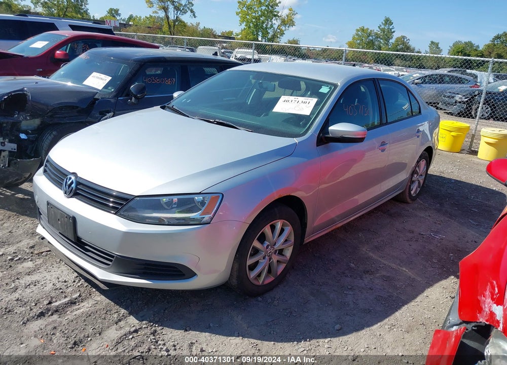 2012 VOLKSWAGEN JETTA 2.5L SE VIN: 3VWDX7AJ1CM307348