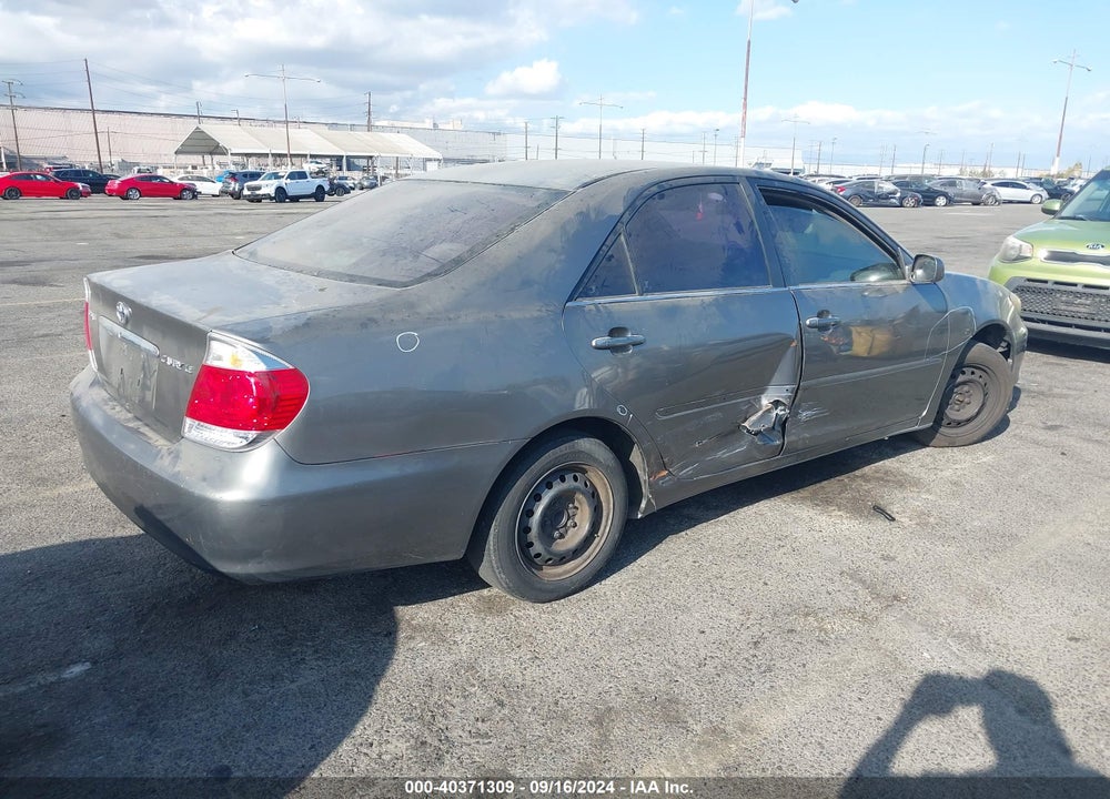 2006 TOYOTA CAMRY LE VIN: 4T1BE32K96U724387