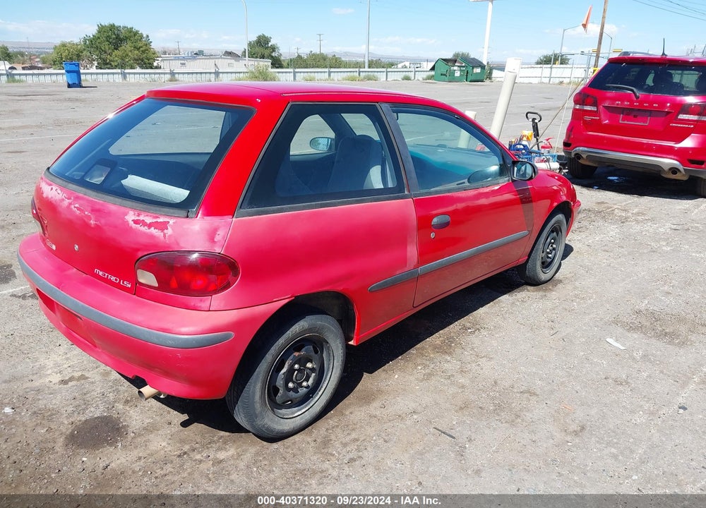 1997 GEO METRO LSI VIN: 2C1MR2298V6755178