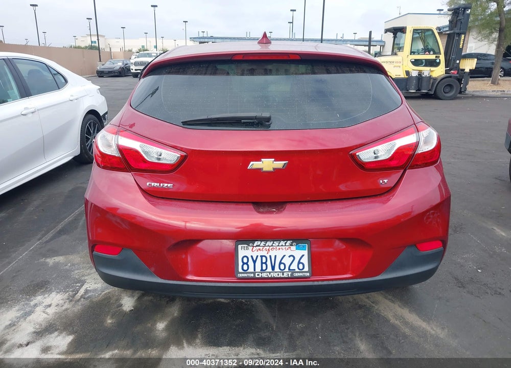 2018 CHEVROLET CRUZE LT AUTO VIN: 3G1BE6SM9JS524134