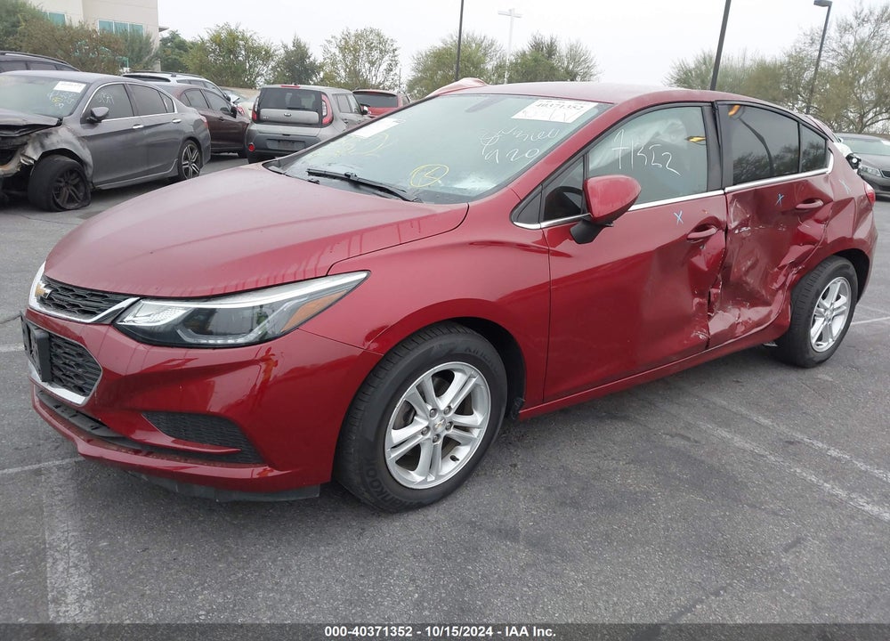 2018 CHEVROLET CRUZE LT AUTO VIN: 3G1BE6SM9JS524134