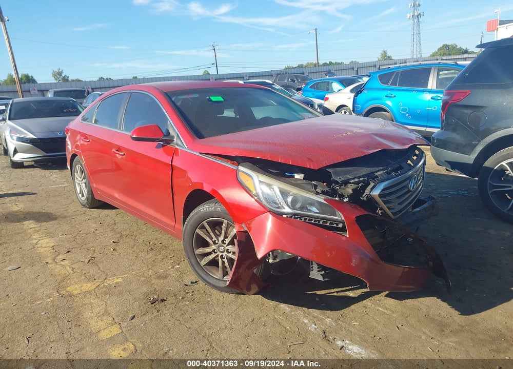 2017 HYUNDAI SONATA SE VIN: 5NPE24AF3HH563035