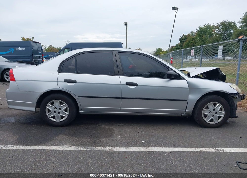 2005 HONDA CIVIC VP VIN: 2HGES16305H519755