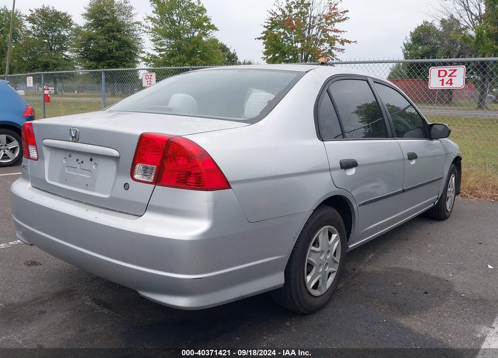 2005 HONDA CIVIC VP VIN: 2HGES16305H519755