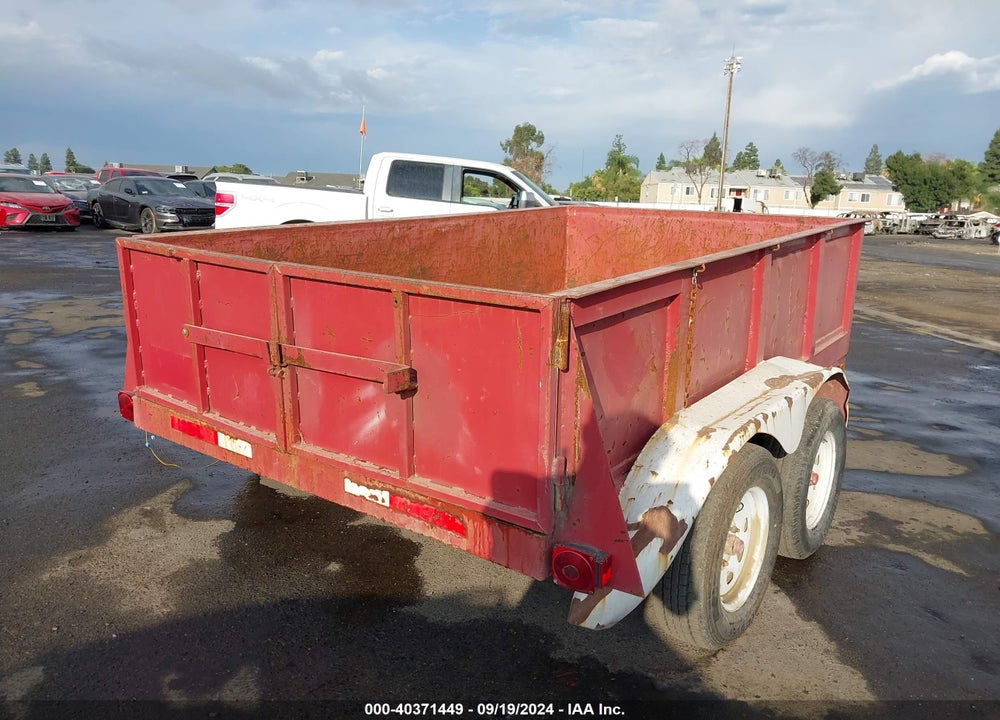 2015 HANDMADE DUMP VIN: 00000000CA1155535