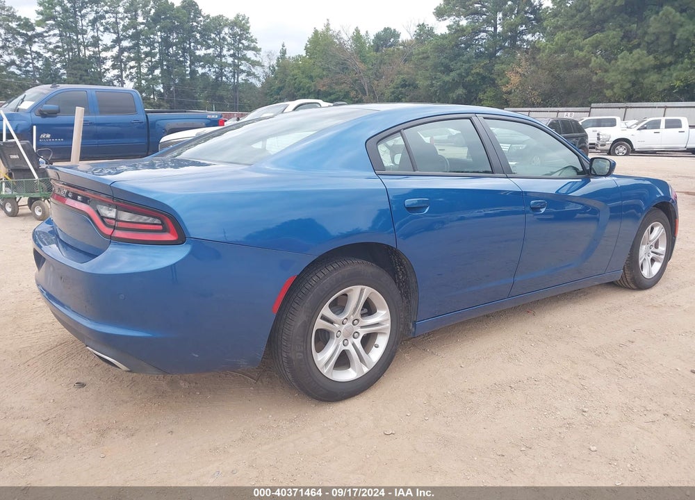 2022 DODGE CHARGER SXT RWD VIN: 2C3CDXBG7NH261377