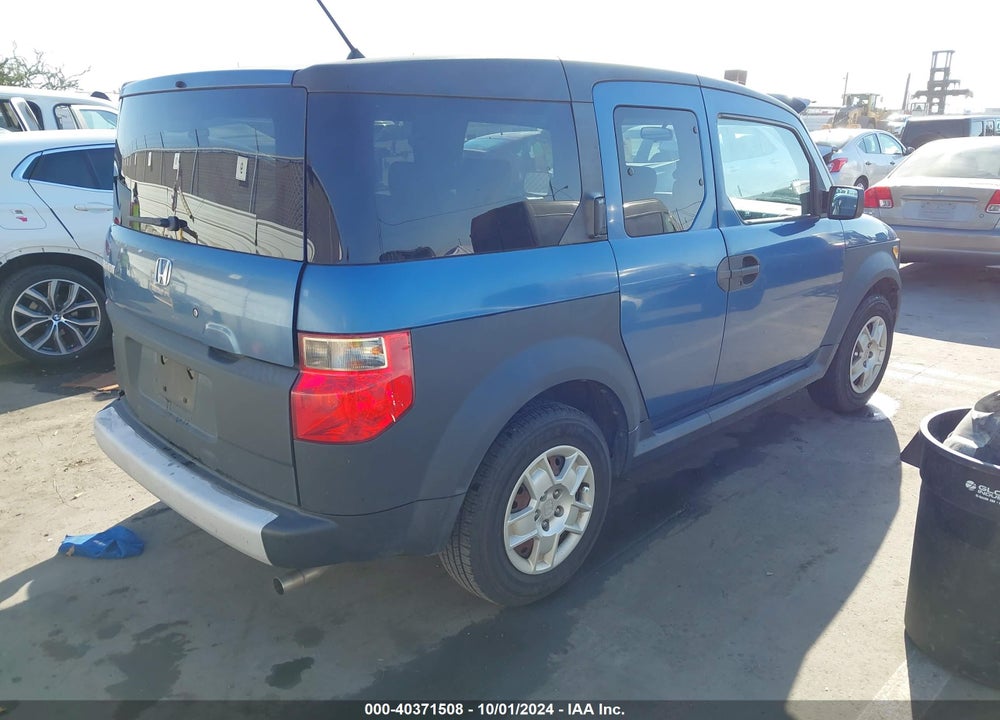 2006 HONDA ELEMENT LX VIN: 5J6YH18316L006701