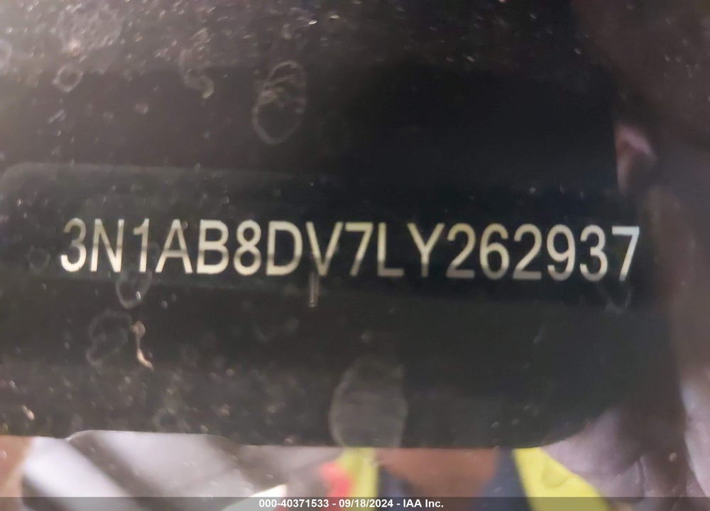 2020 NISSAN SENTRA SR XTRONIC CVT VIN: 3N1AB8DV7LY262937