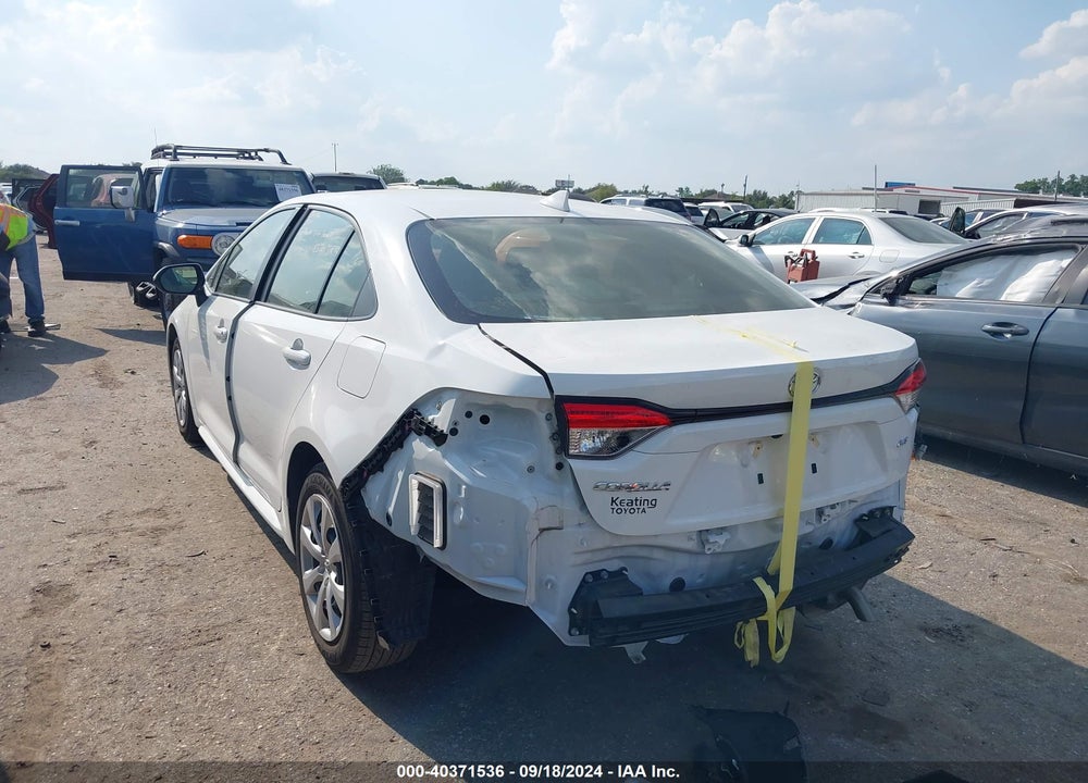 2022 TOYOTA COROLLA LE VIN: JTDEPMAE2N3025118