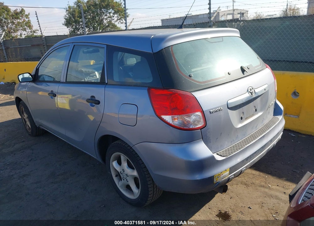 2003 TOYOTA MATRIX STANDARD VIN: 2T1KR32E83C023903