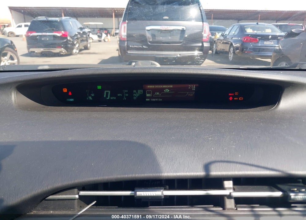 2012 TOYOTA PRIUS TWO VIN: JTDKN3DU6C1540024