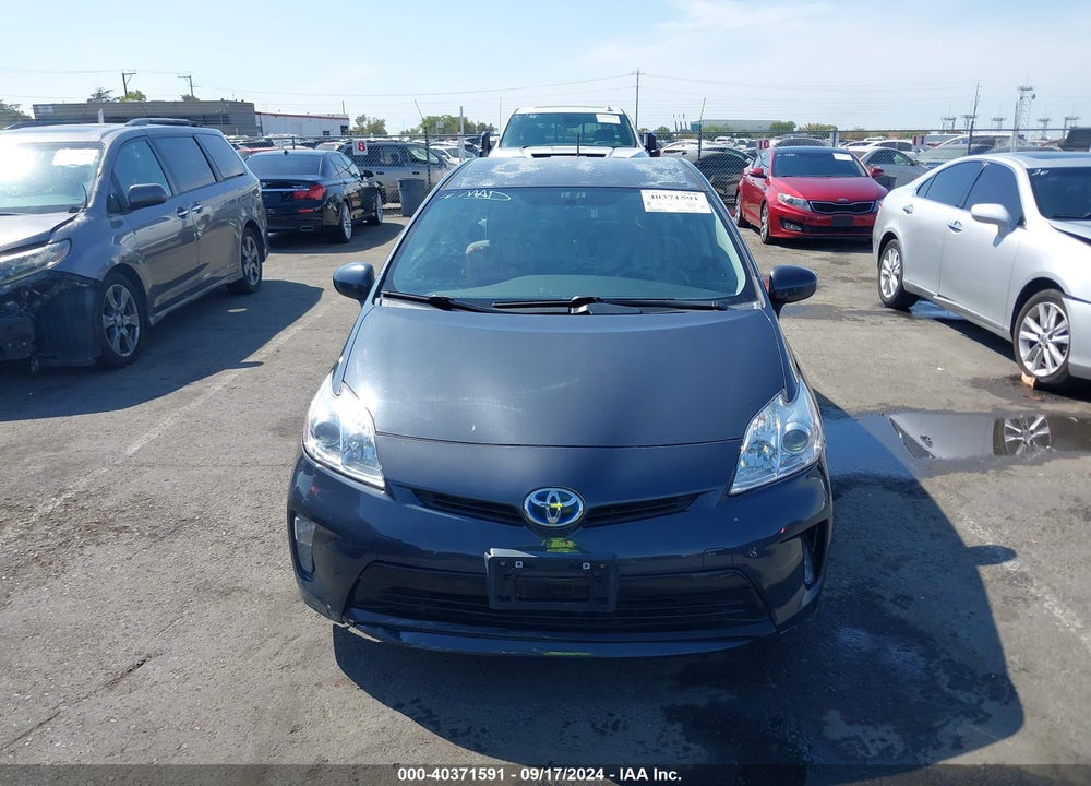 2012 TOYOTA PRIUS TWO VIN: JTDKN3DU6C1540024