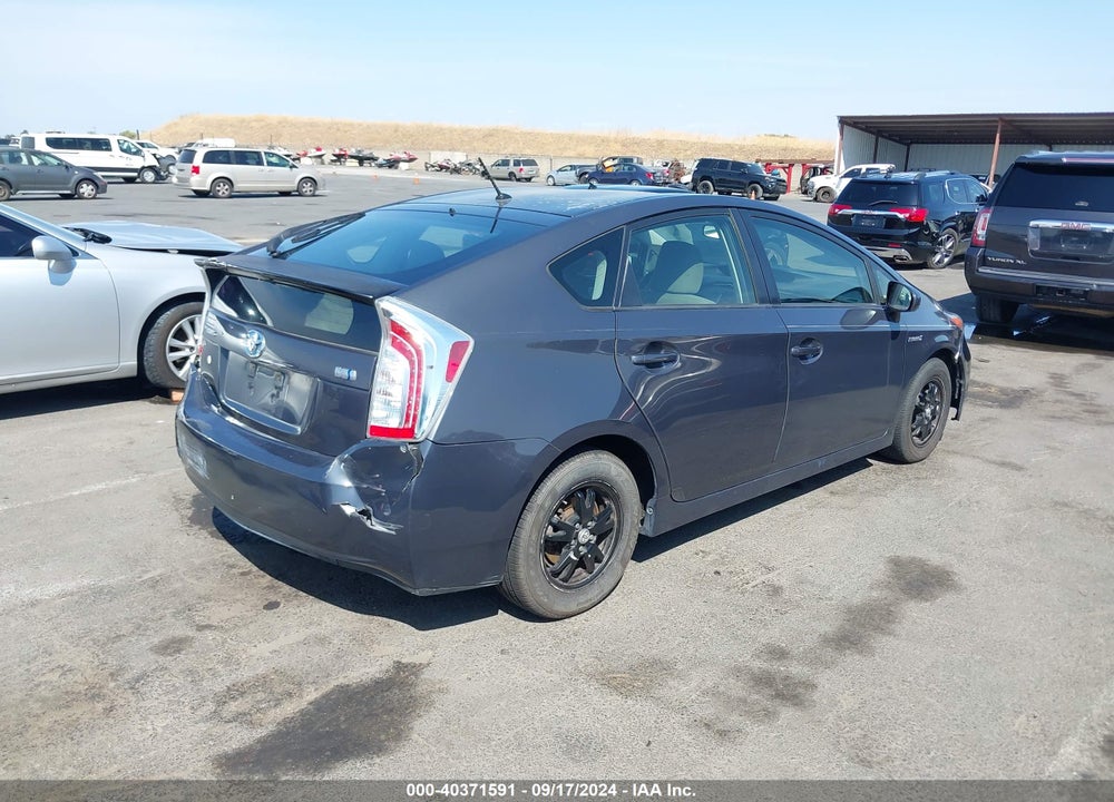 2012 TOYOTA PRIUS TWO VIN: JTDKN3DU6C1540024
