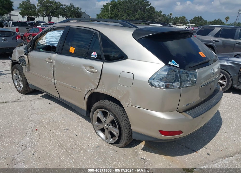2007 LEXUS RX 400H VIN: JTJGW31U672003187