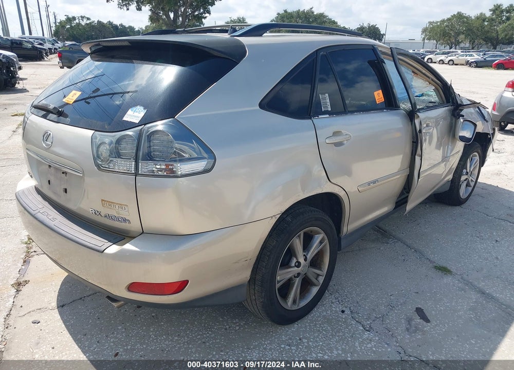 2007 LEXUS RX 400H VIN: JTJGW31U672003187