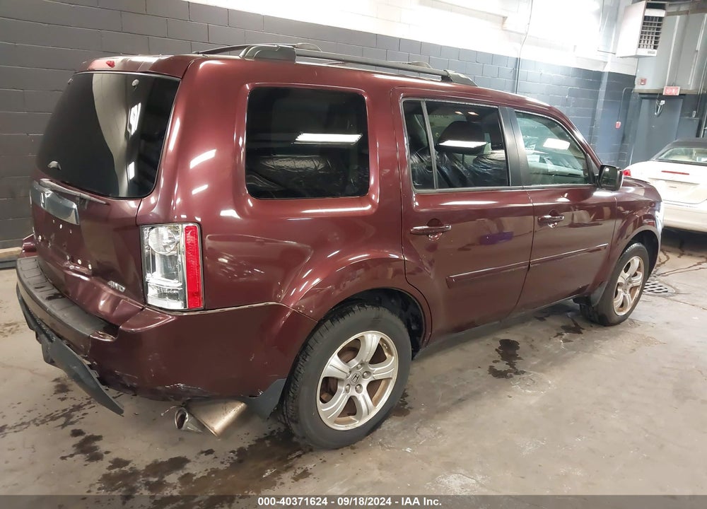 2013 HONDA PILOT EX-L VIN: 5FNYF4H54DB029128