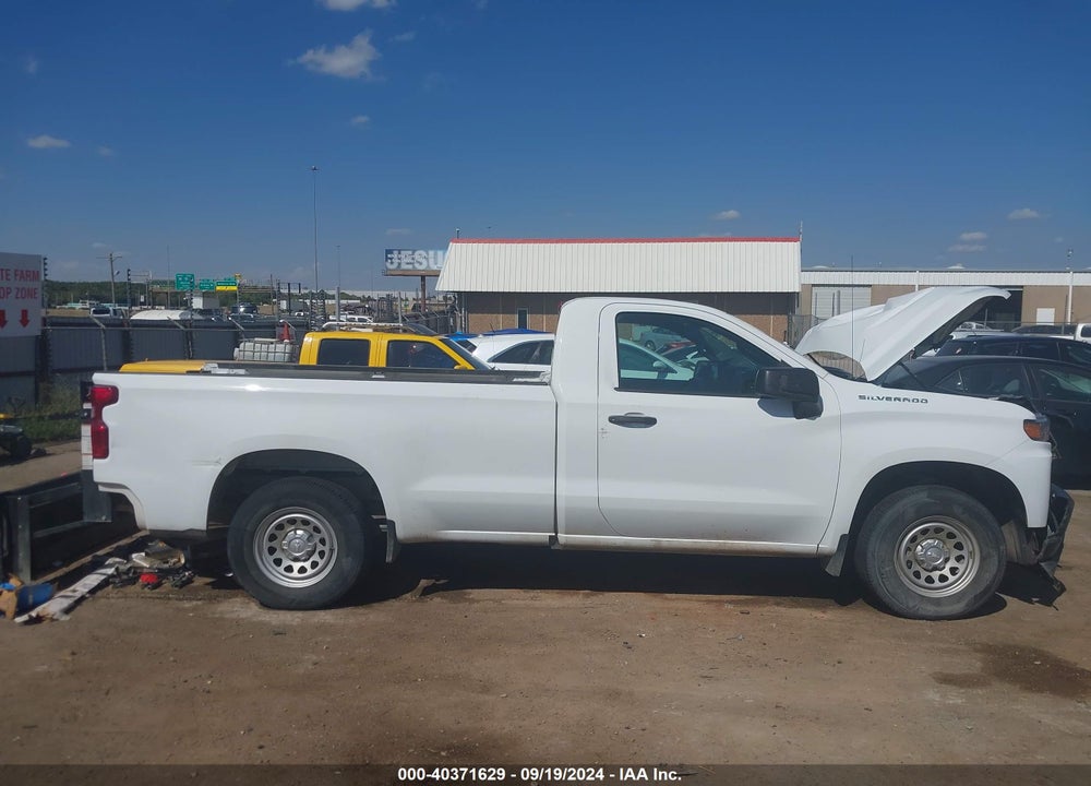 2021 CHEVROLET SILVERADO 1500 2WD REGULAR CAB LONG BED WT VIN: 3GCNWAEF9MG341499