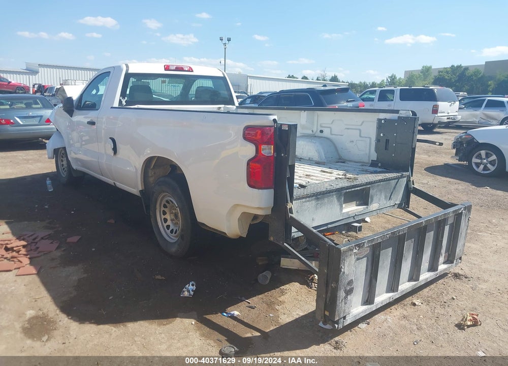 2021 CHEVROLET SILVERADO 1500 2WD REGULAR CAB LONG BED WT VIN: 3GCNWAEF9MG341499