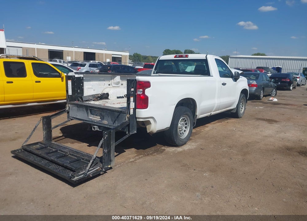 2021 CHEVROLET SILVERADO 1500 2WD REGULAR CAB LONG BED WT VIN: 3GCNWAEF9MG341499