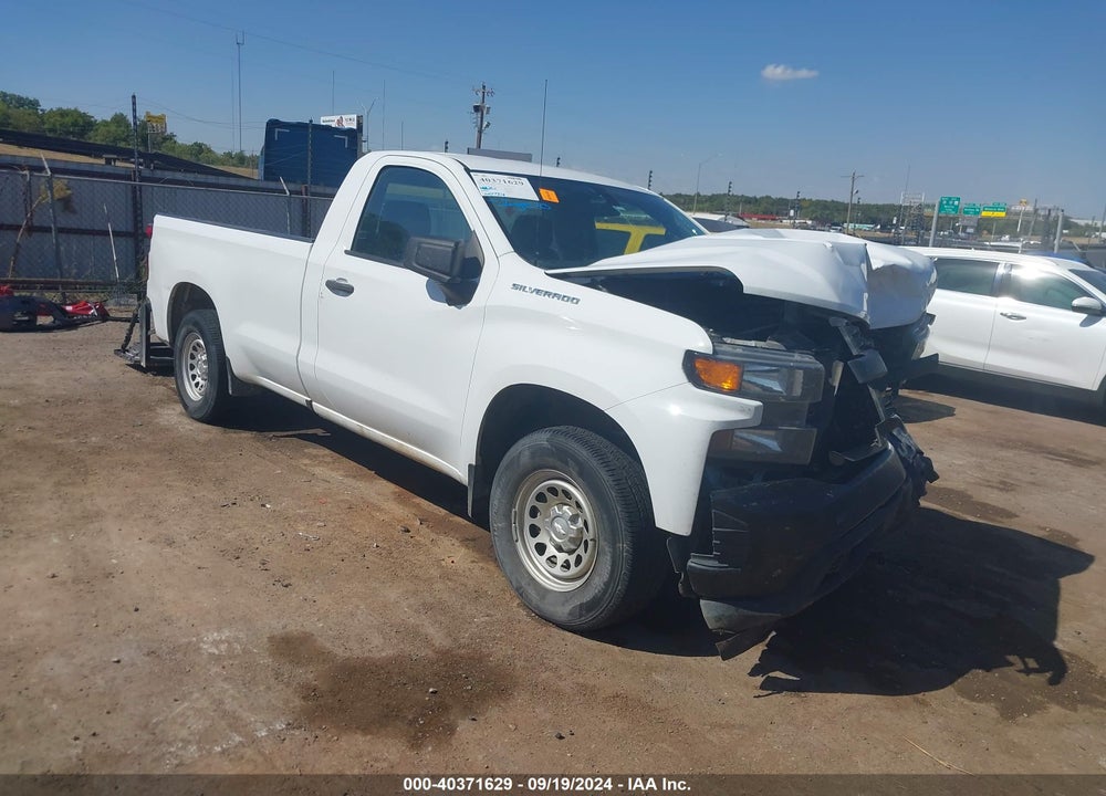 2021 CHEVROLET SILVERADO 1500 2WD REGULAR CAB LONG BED WT VIN: 3GCNWAEF9MG341499