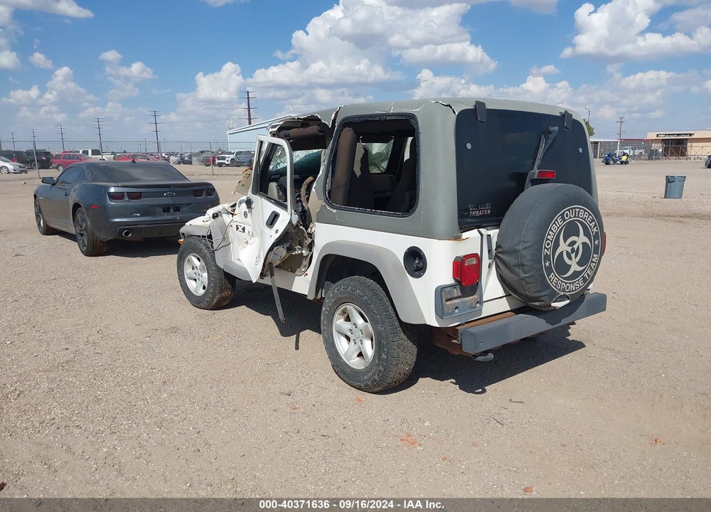 2006 JEEP WRANGLER X VIN: 1J4FA39S46P731537