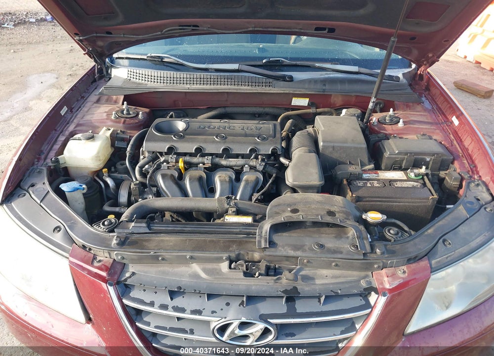 2009 HYUNDAI SONATA GLS VIN: 5NPET46C19H433235