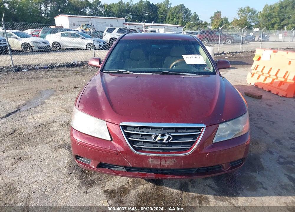 2009 HYUNDAI SONATA GLS VIN: 5NPET46C19H433235